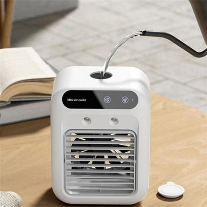 Portable Air Conditioner, USB Rechargeable Air Cooler Fan, Water Cooling Fan, Air Conditioning for Room Office, Universal Accessories