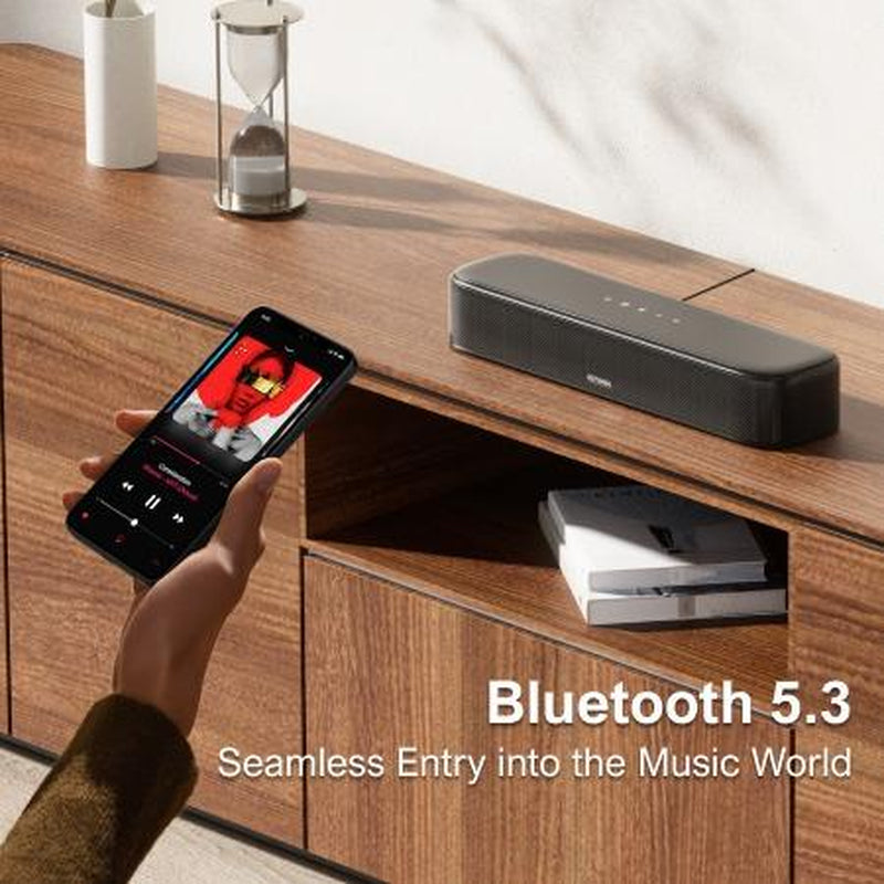 ULTIMEA Aura A30 5.1-Channel Sound Bar System: Subwoofer, 2 Surround Speakers, Bluetooth. Ideal for Home Theater, TV. Springtok Entry-Level
