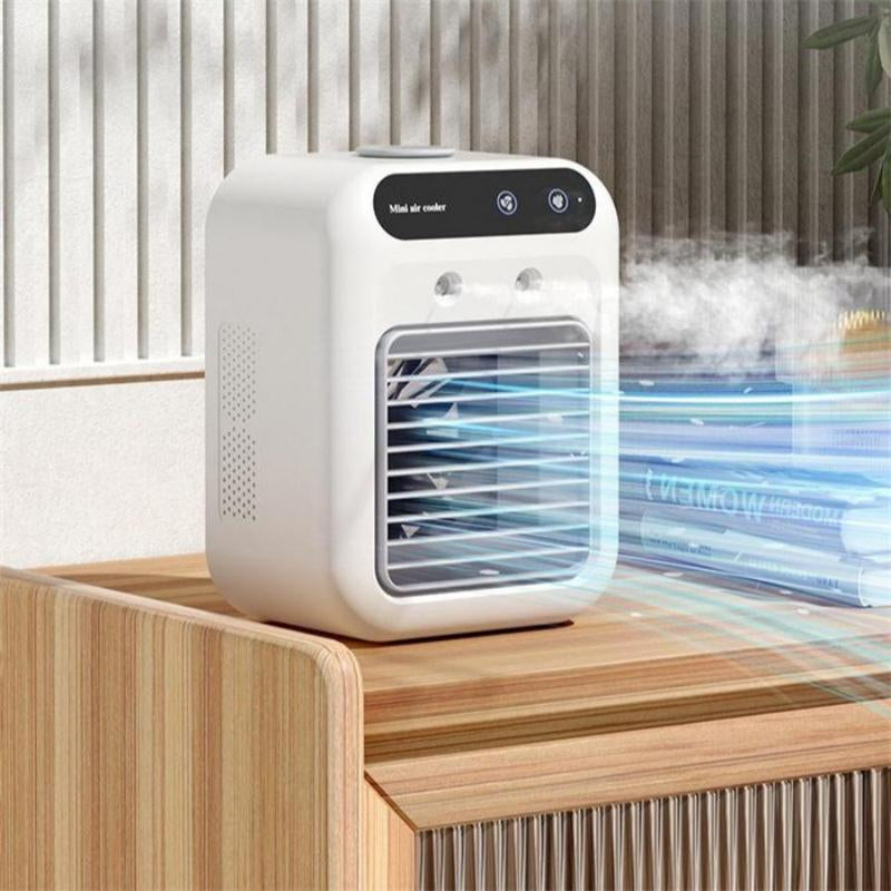 Portable Air Conditioner, USB Rechargeable Air Cooler Fan, Water Cooling Fan, Air Conditioning for Room Office, Universal Accessories